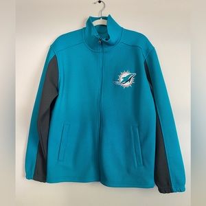 NFL Dolphins zip up jacket